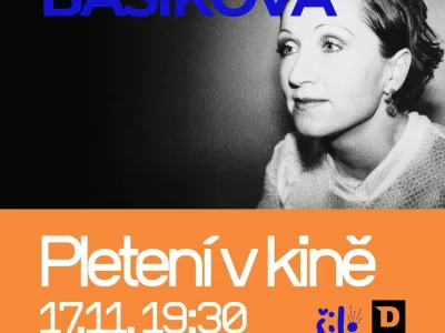 Pletení v kině: Bára Basiková – fotografie 1